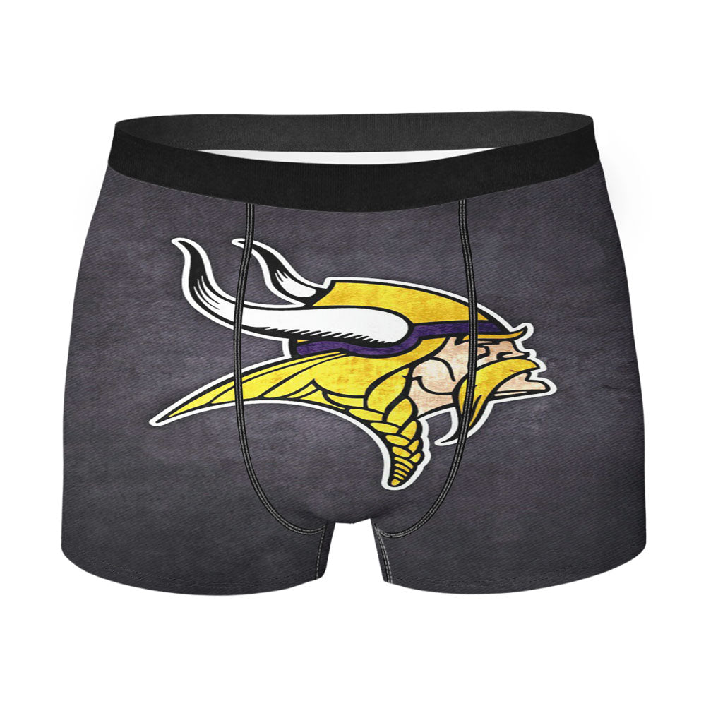Vikings Logo Football Men'S Boxer Briefs