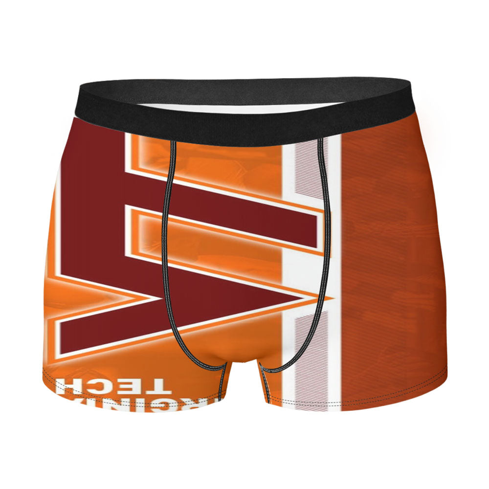 Virginia Tech Logo Men'S Boxer Briefs