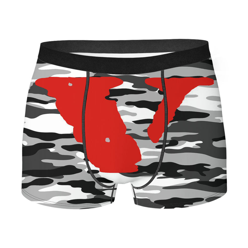 Vlone Camo Ash Men'S Boxer Briefs