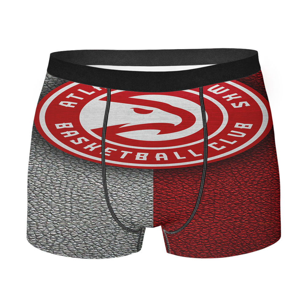 Wallpaper Sport Logo Basketball Atlanta Hawks Nba Men'S Boxer Briefs