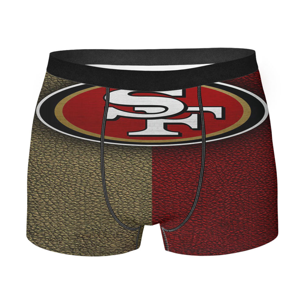 Wallpaper Sport Logo Nfl San Francisco 49Ers Men'S Boxer Briefs