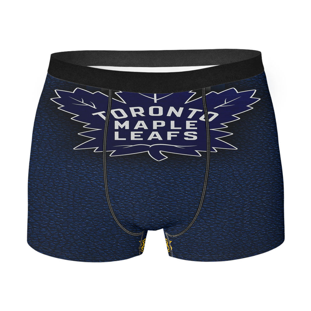 Wallpaper Sport Logo Nhl Hockey Toronto Maple Leafs Men'S Boxer Briefs