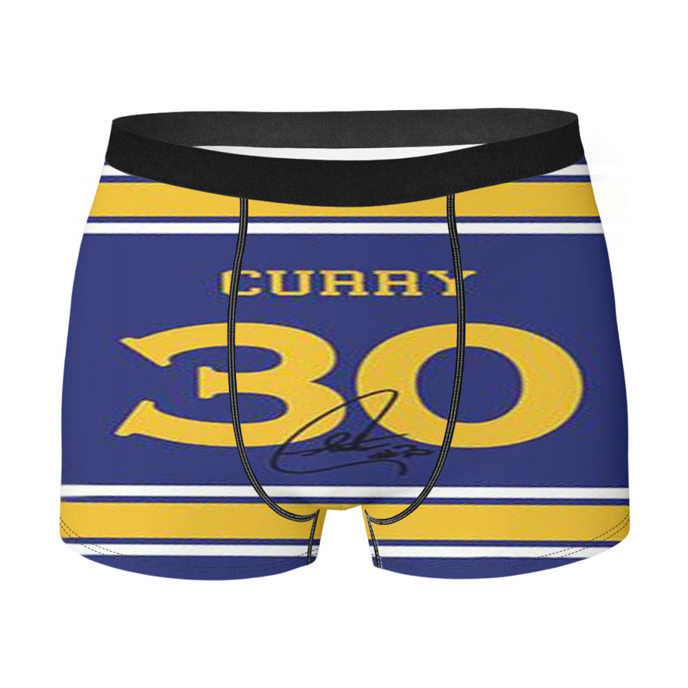 Warriors Stephen Curry Jersey Men'S Boxer Briefs