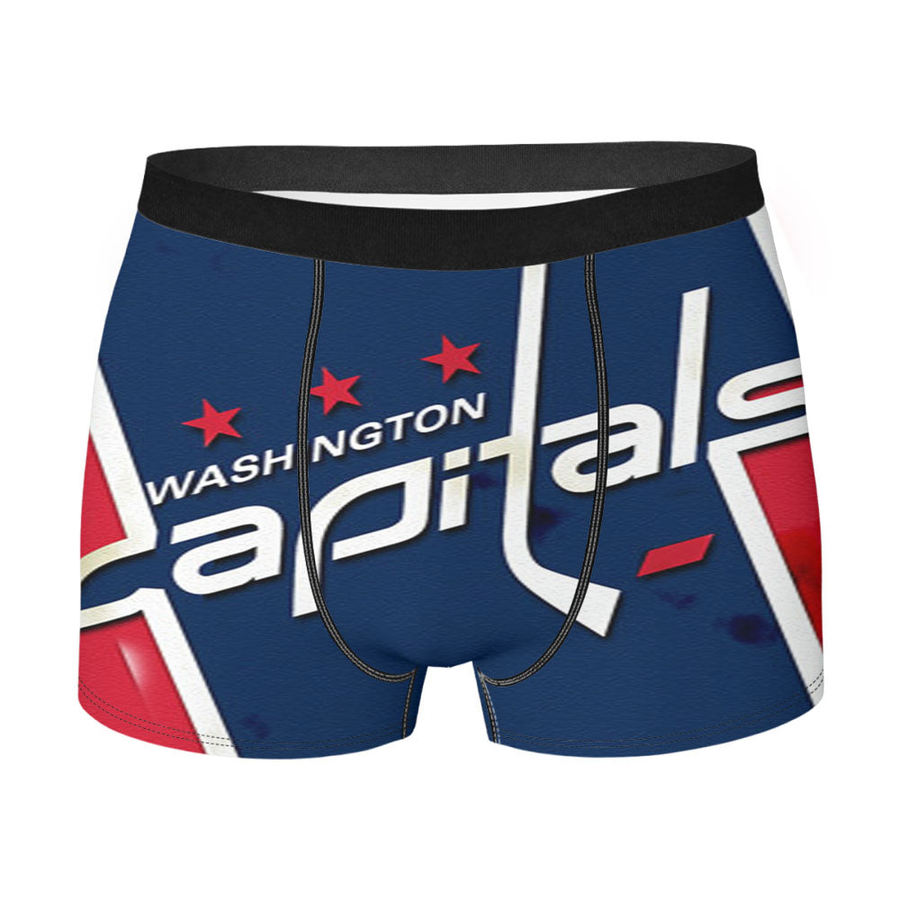 Washington Capitals Grunge Men'S Boxer Briefs