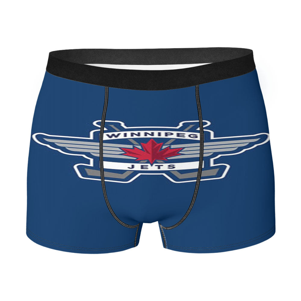 Winnipeg Jets Logo Men'S Boxer Briefs
