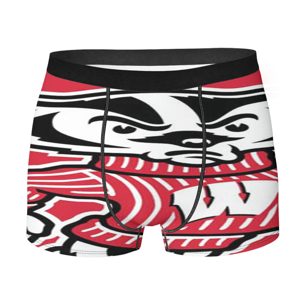 Wisconsin Badgers Logo Red Men'S Boxer Briefs