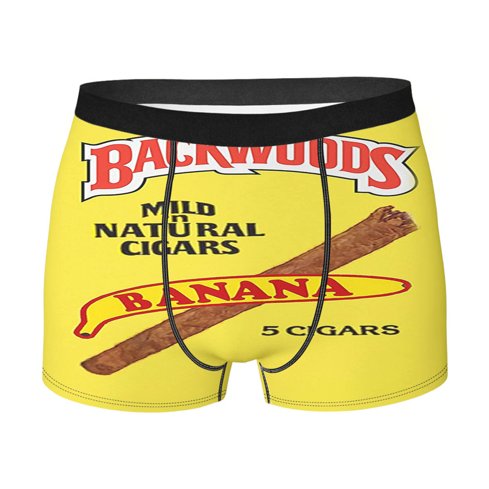 Yellow Backwoods Honey Berry Tobbaco Banana Men'S Boxer Briefs