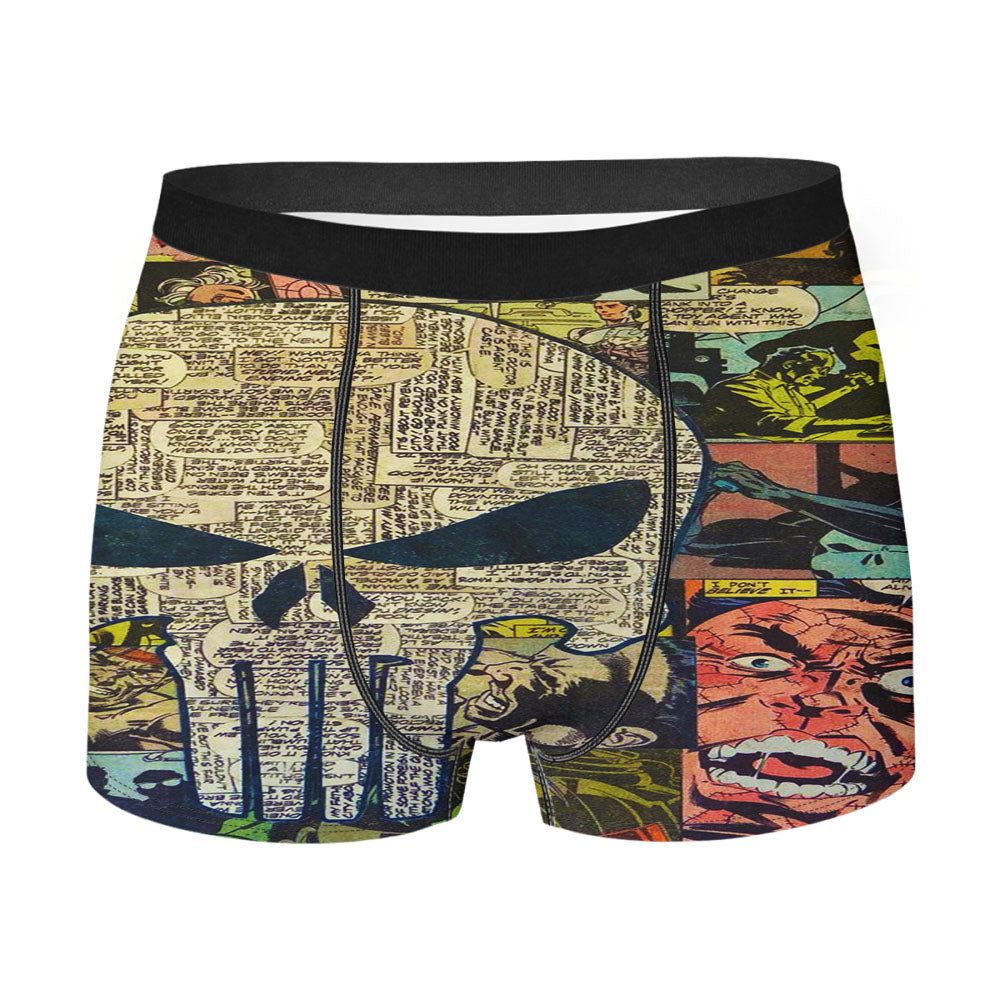 Punisher Comic Men's Boxer Briefs