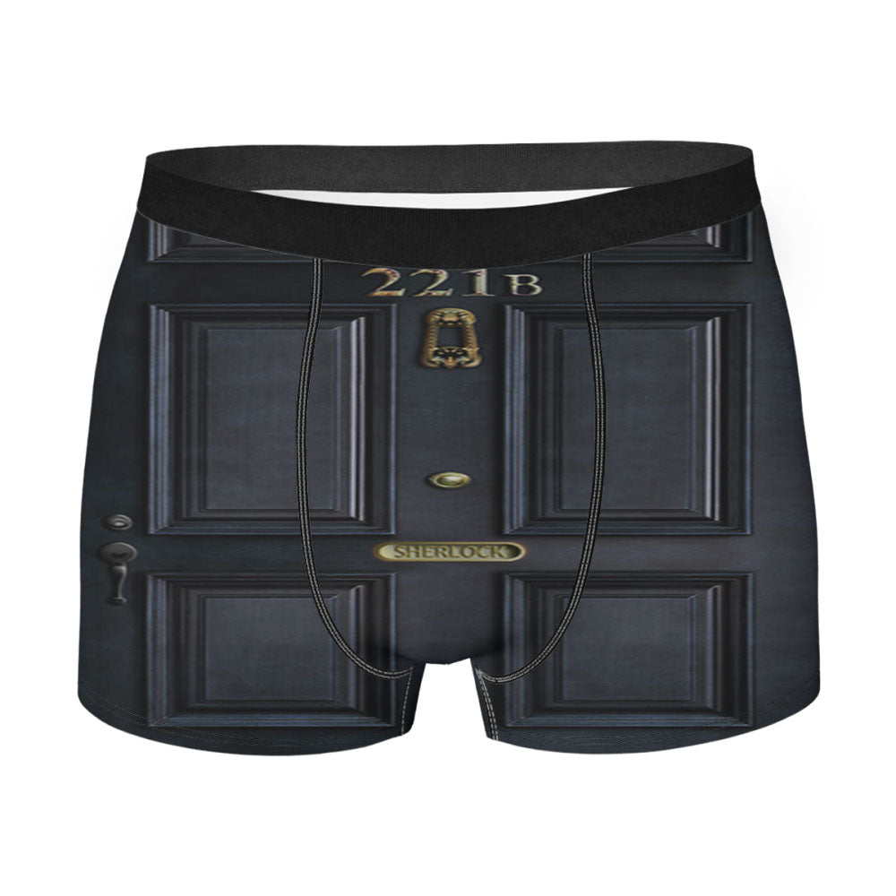 1B Sherlock Black Door Men'S Boxer Briefs