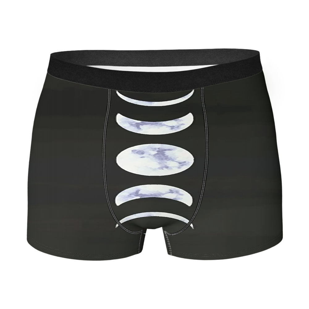 A Painting Phase Marble Moon Men'S Boxer Briefs