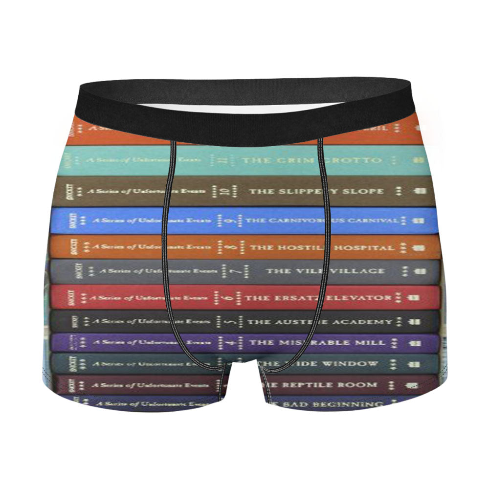 A Series Of Unfortunate Events Books Men'S Boxer Briefs