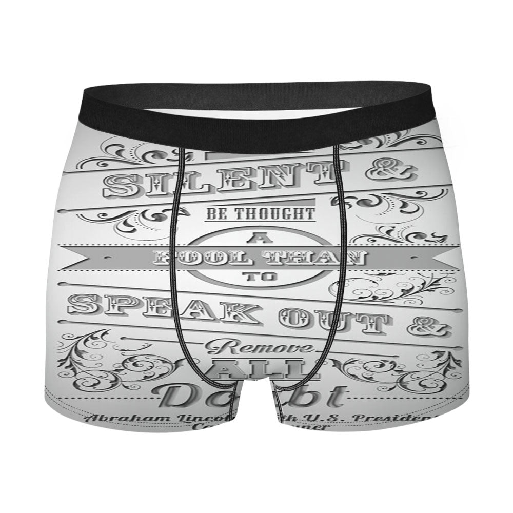 Abraham Lincoln Quote Men'S Boxer Briefs