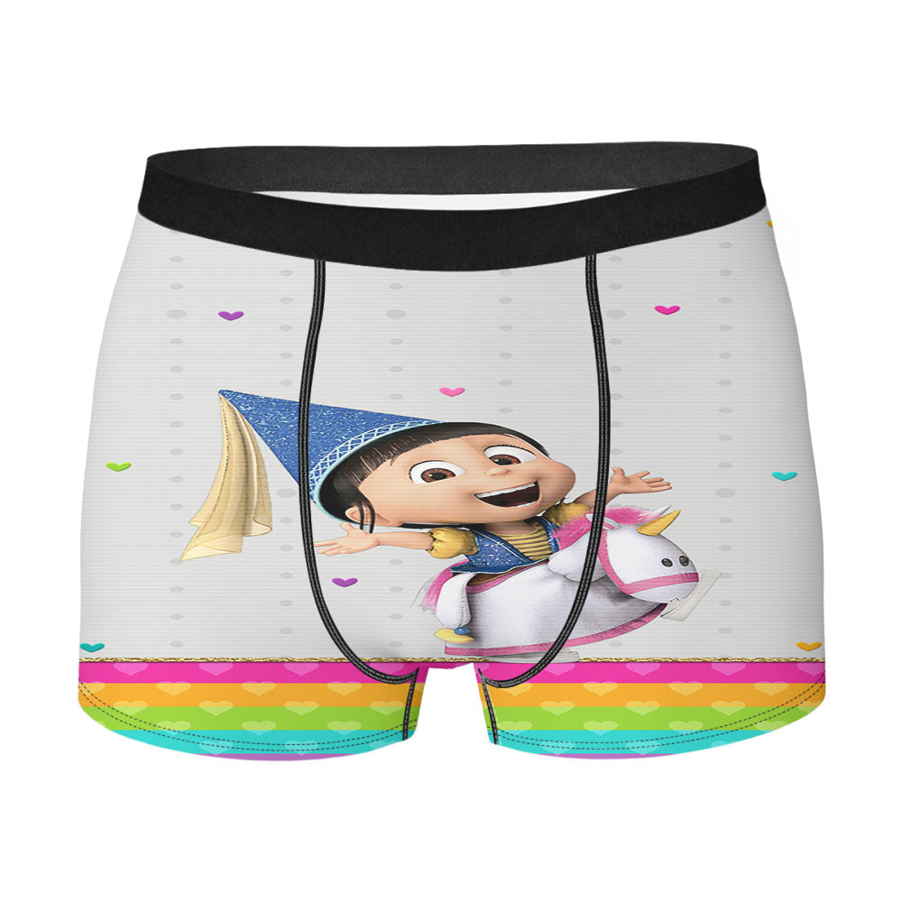 Agnes And Unicorn Men'S Boxer Briefs