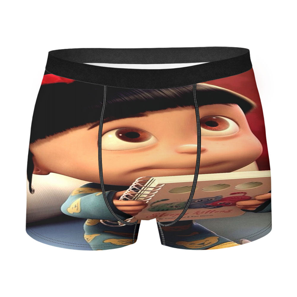 Agnes Despicable Me Reading Books Men'S Boxer Briefs