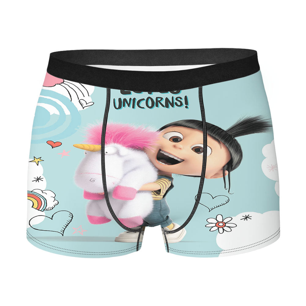 Agnes Loves Unicorns Men'S Boxer Briefs
