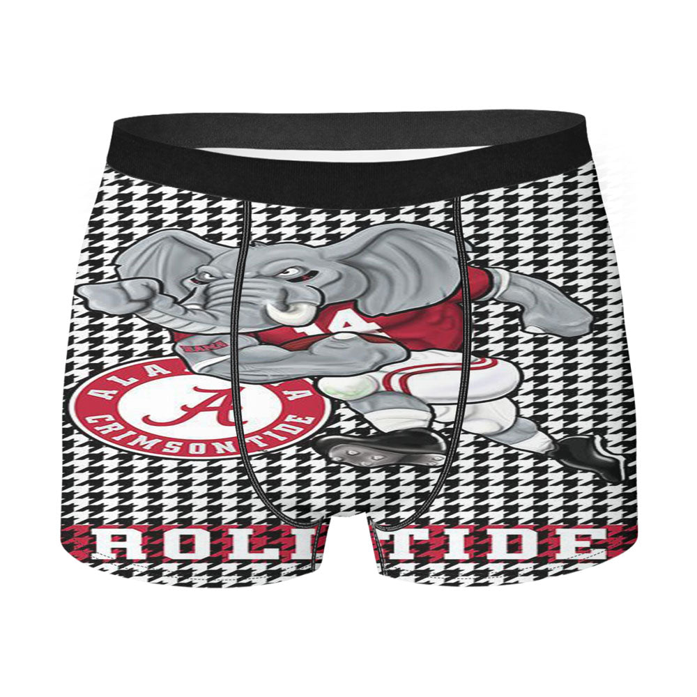 Alabama Crimson Roll Tide Men'S Boxer Briefs