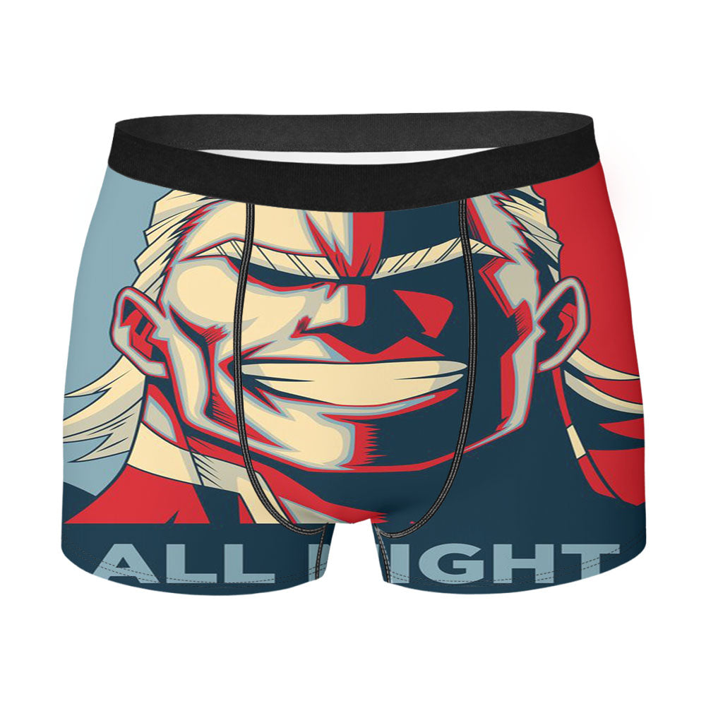 All Might Boku No Hero Academia Art Men'S Boxer Briefs