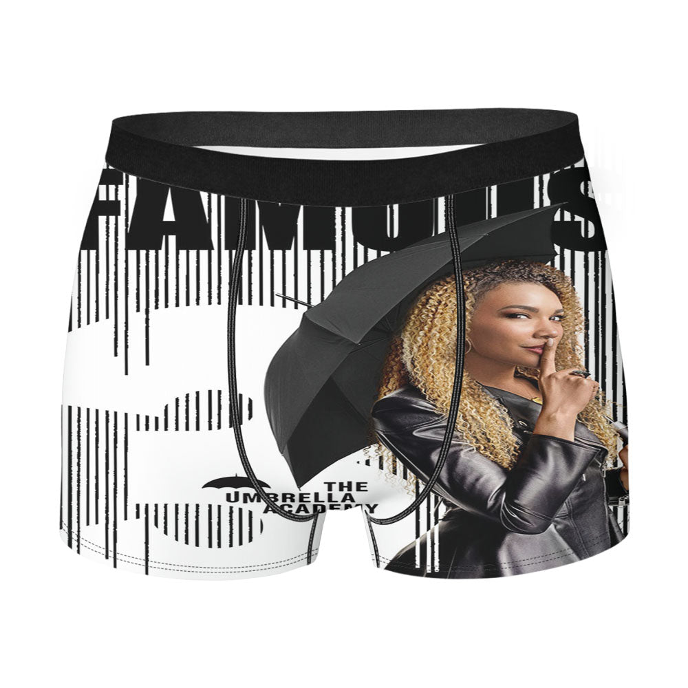 Allison Number The Umbrella Aca Men'S Boxer Briefs