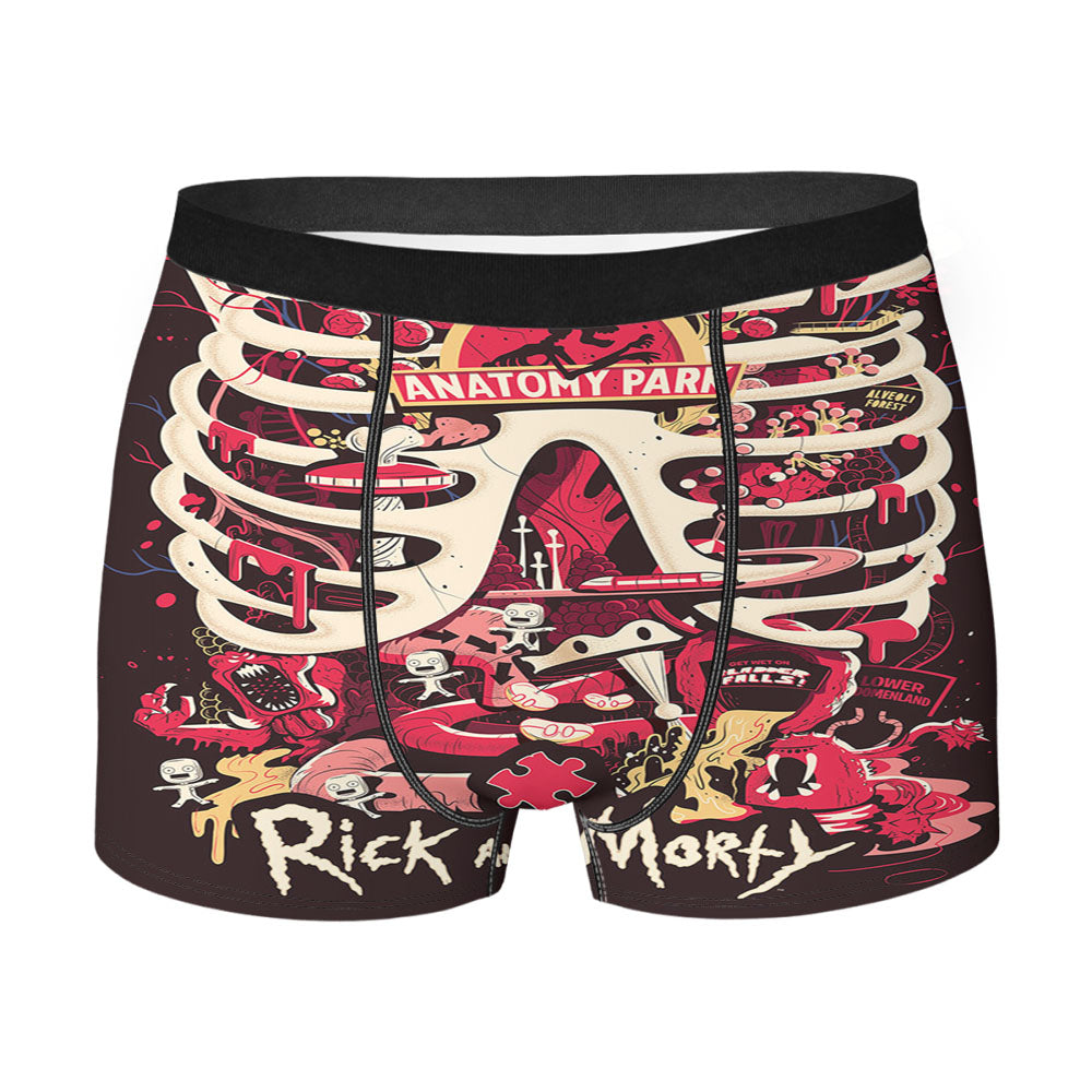 Anatomy Park Doodle Art Rick And Morty Men'S Boxer Briefs