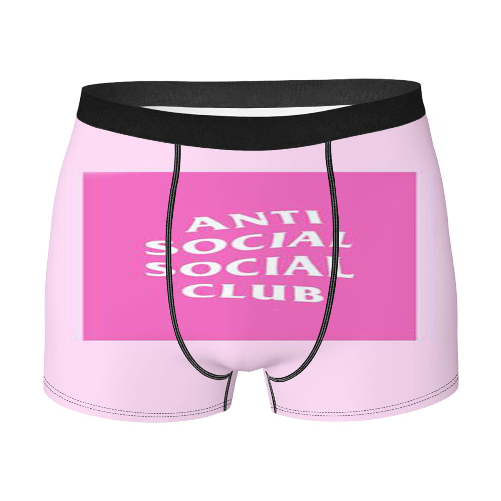 Anti Social Social Club Pink Men'S Boxer Briefs