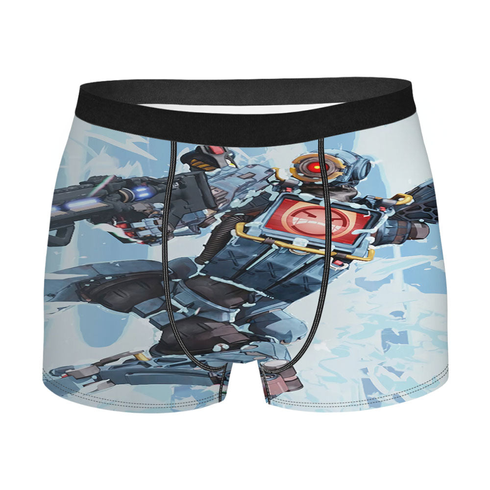 Apex Legends Pathfinder Angry Fanart Men'S Boxer Briefs