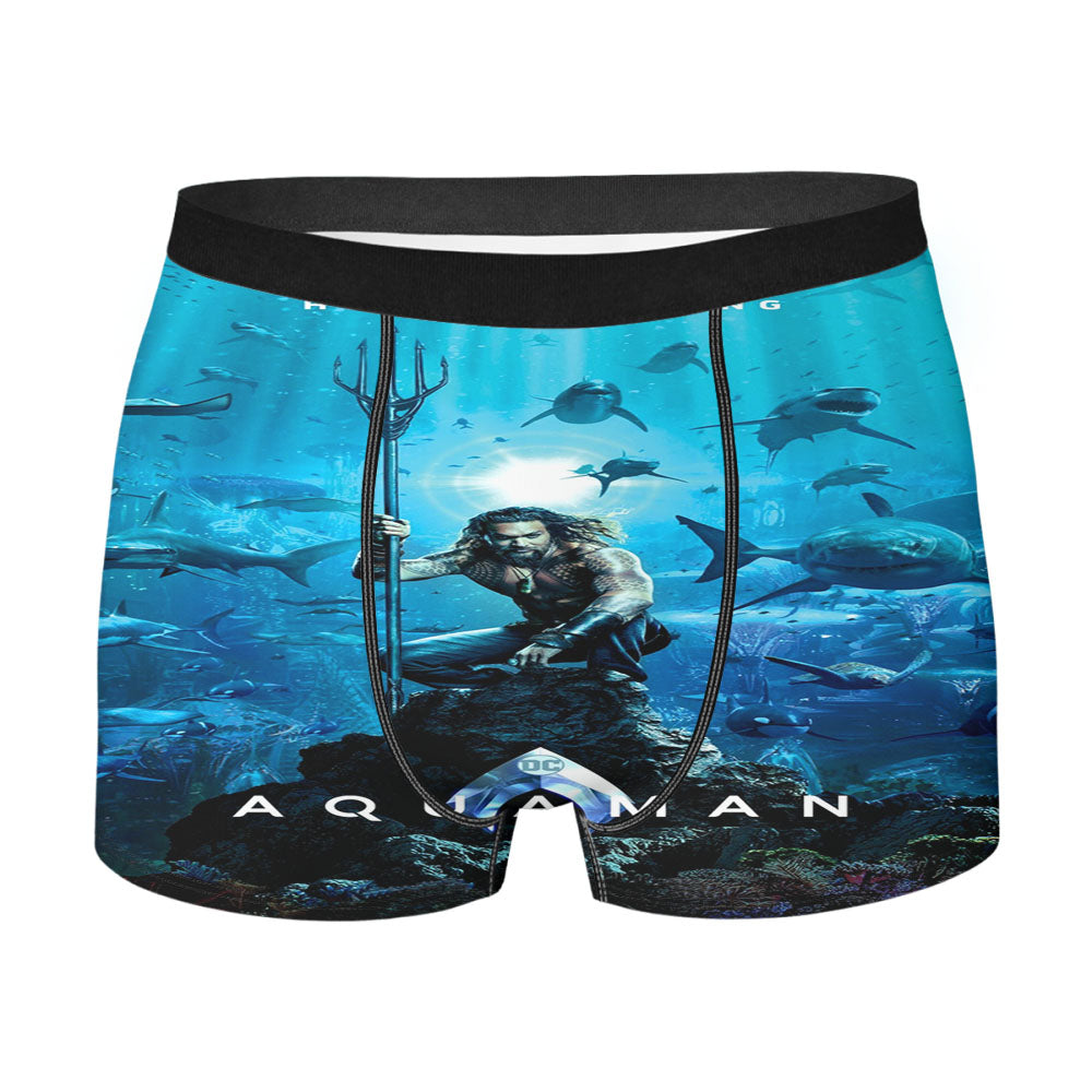 Aquaman Home Is Calling Poster 018 Men'S Boxer Briefs