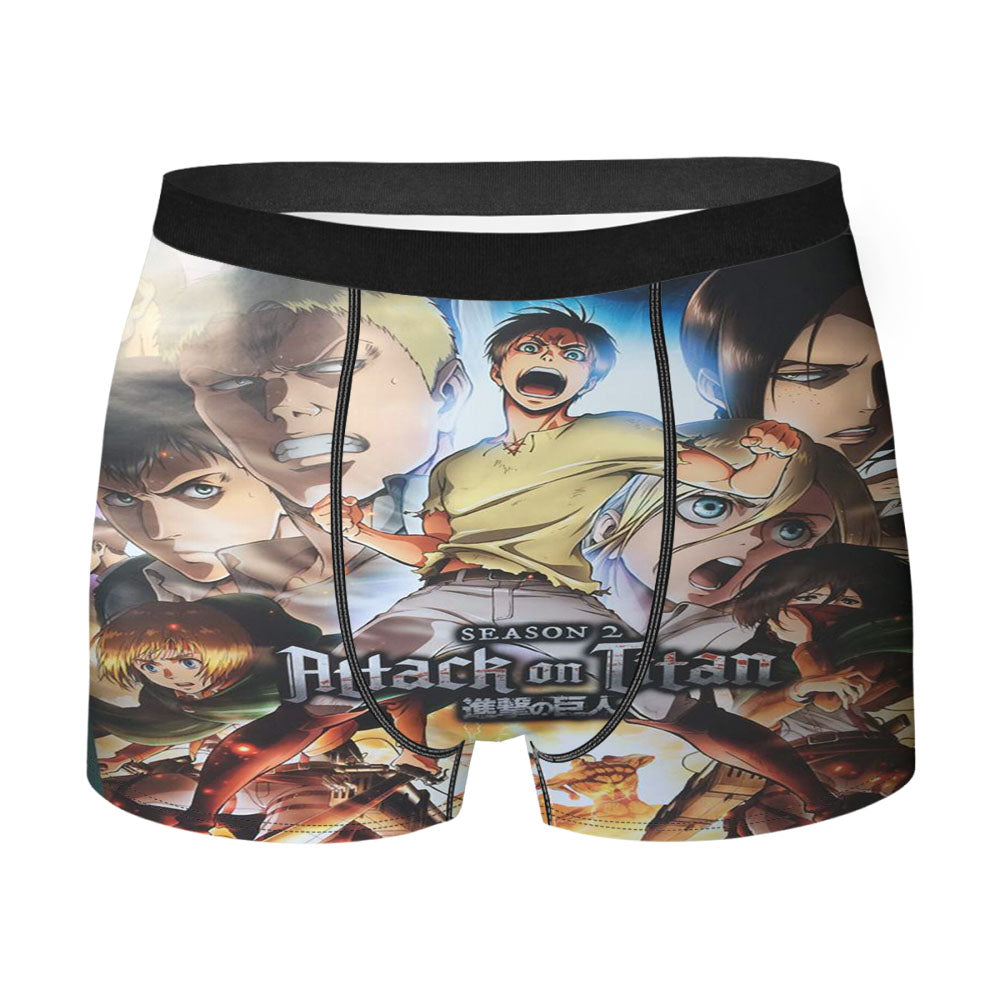 Attack On Titan Season Cover Men'S Boxer Briefs