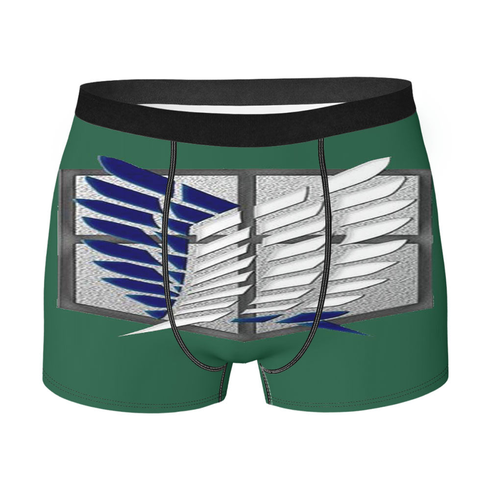 Attack On Titan Shingeki No Kyojin Scouting Legion Survey Recon Men'S Boxer Briefs