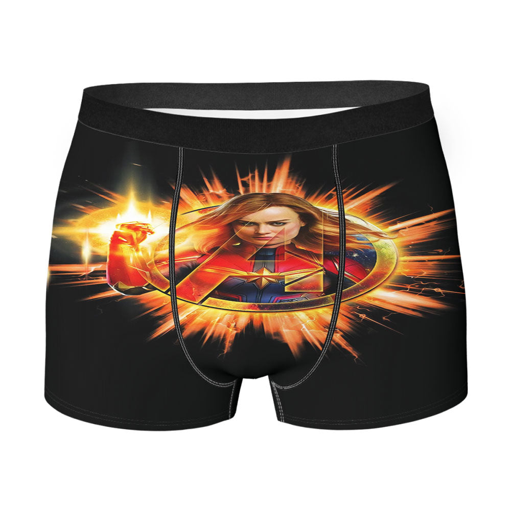 Avengers Endgame Captain Marvel Men'S Boxer Briefs