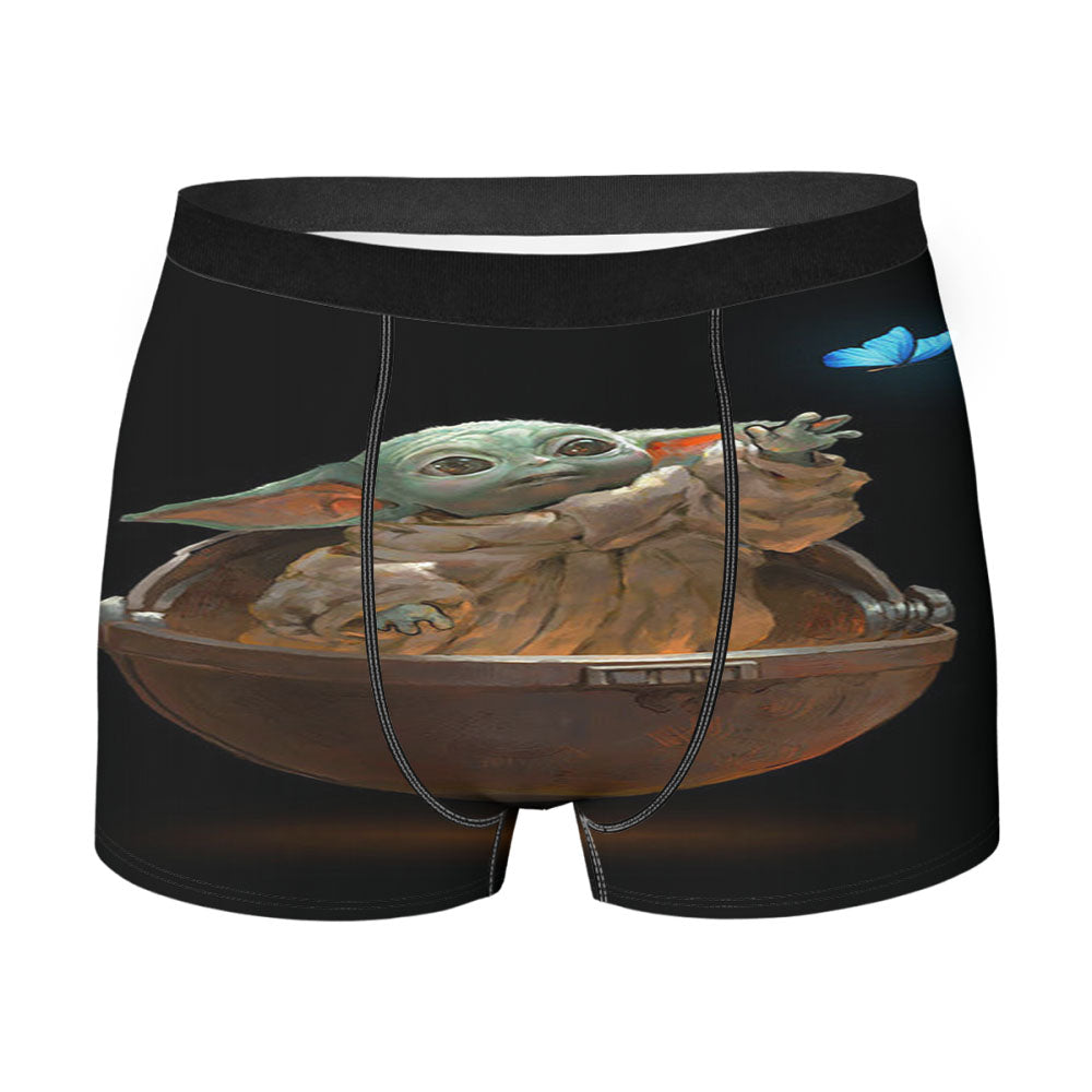 Baby Yoda Men'S Boxer Briefs