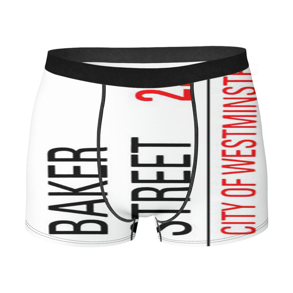 Baker Street 1B Sign Men'S Boxer Briefs