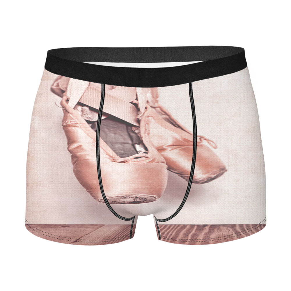 Ballerina Shoe Vintage Pink 2 Men'S Boxer Briefs