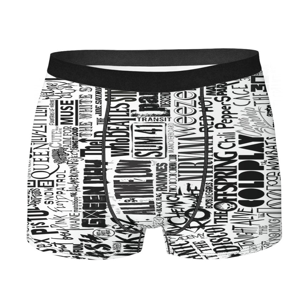 Band Collage S Men'S Boxer Briefs
