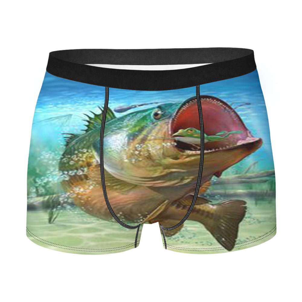 Bass Fishing Big Men'S Boxer Briefs