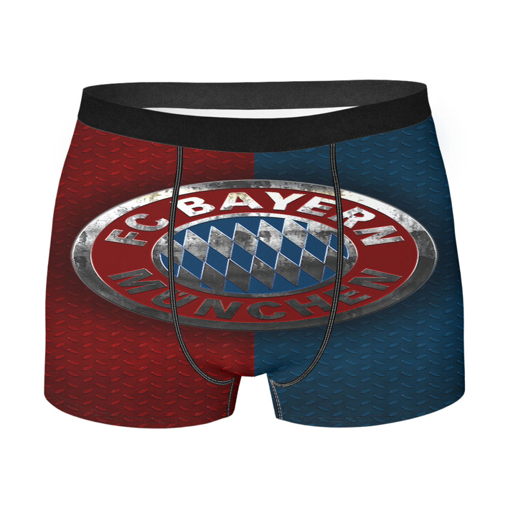 Bayern Munchen Metal Logo Men'S Boxer Briefs