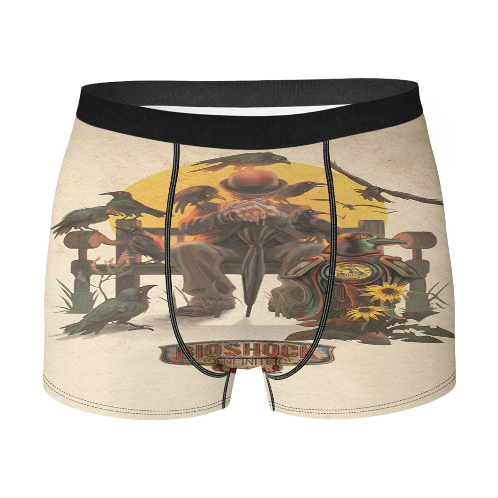 Bioshock Infinite And Crow Men'S Boxer Briefs