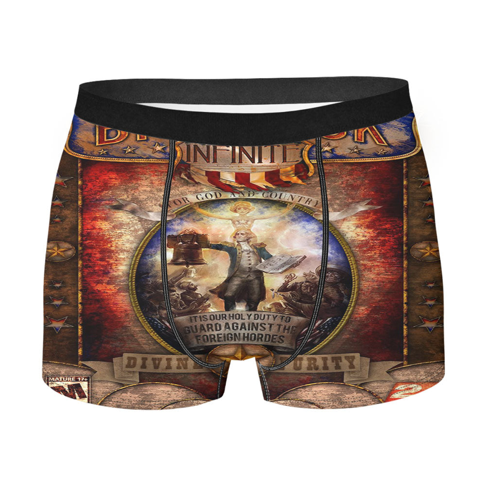 Bioshock Infinite Cover Design Men'S Boxer Briefs