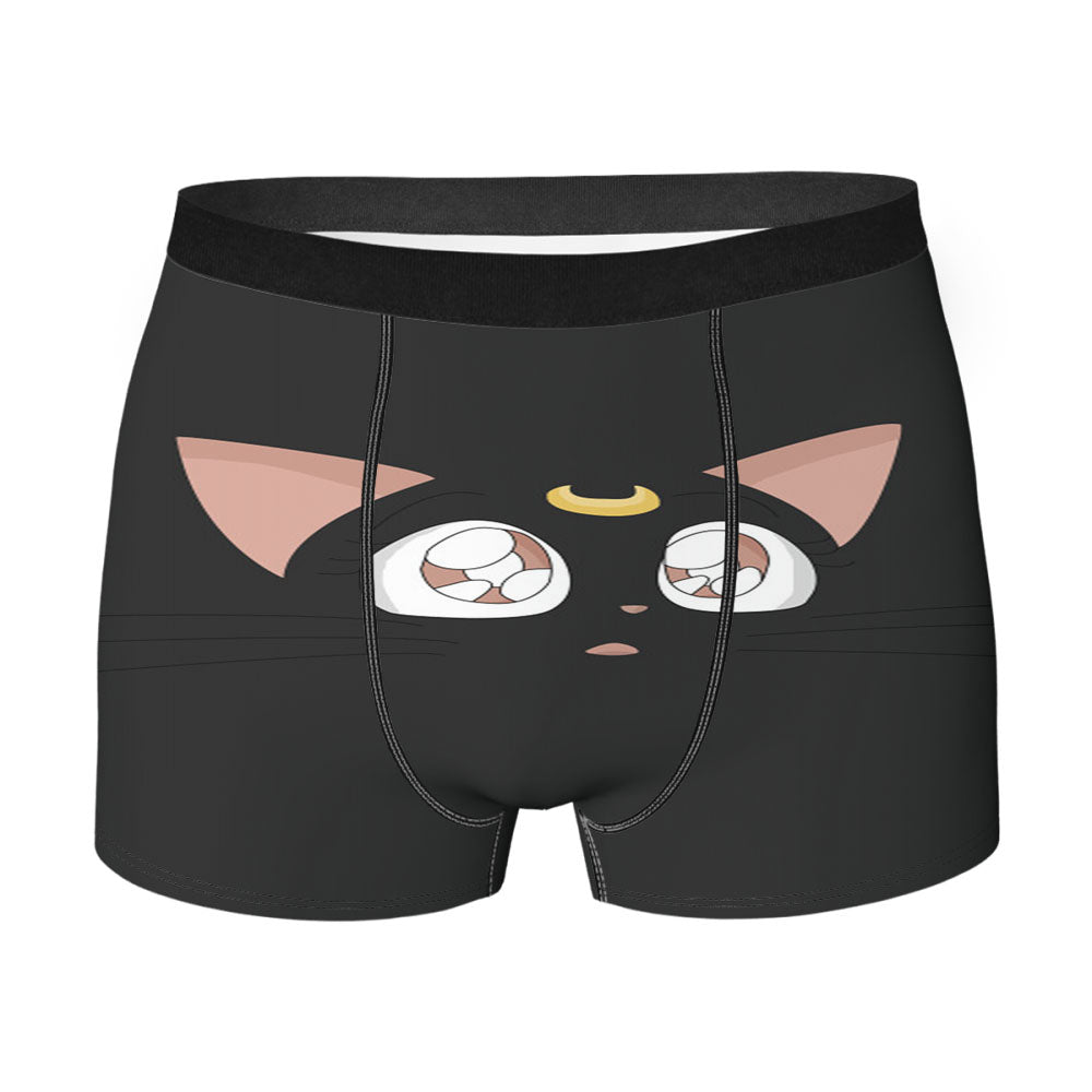 Black Cat Sailor Moon Luna Men'S Boxer Briefs