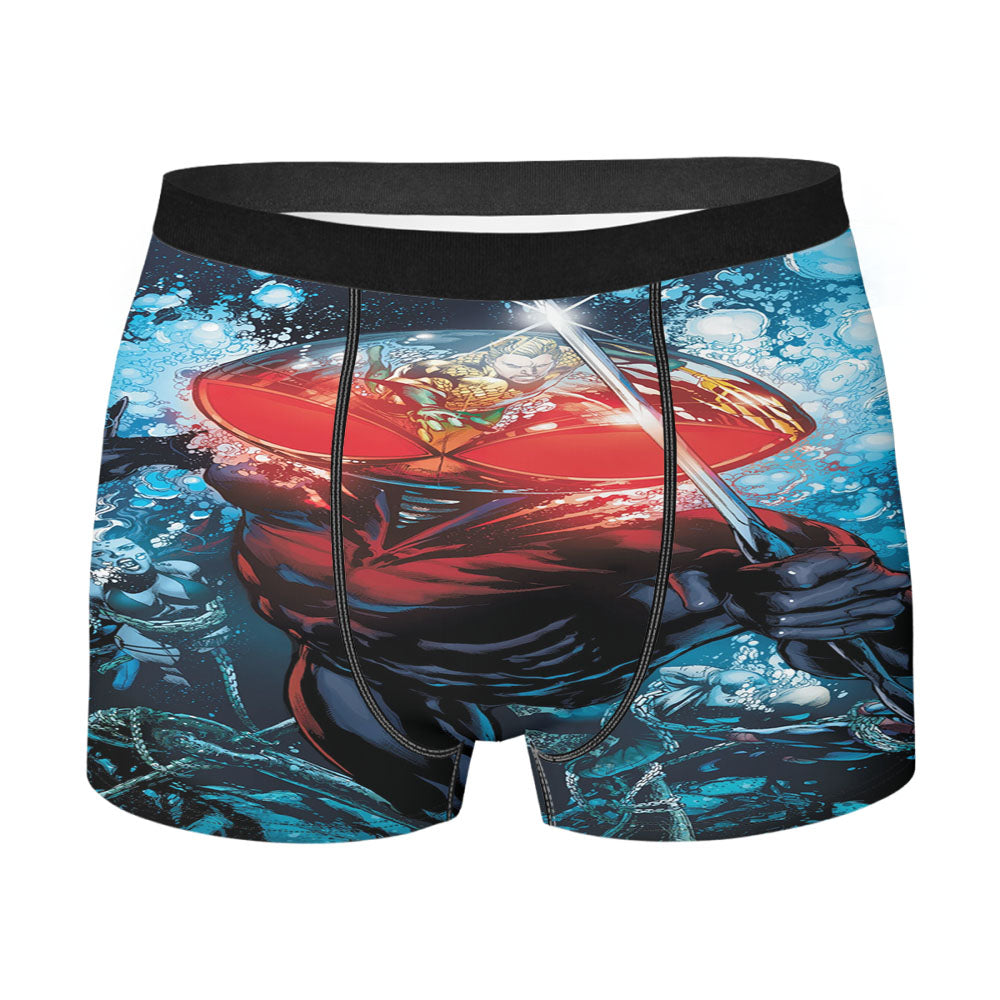Black Manta Under Water Aquaman Men'S Boxer Briefs