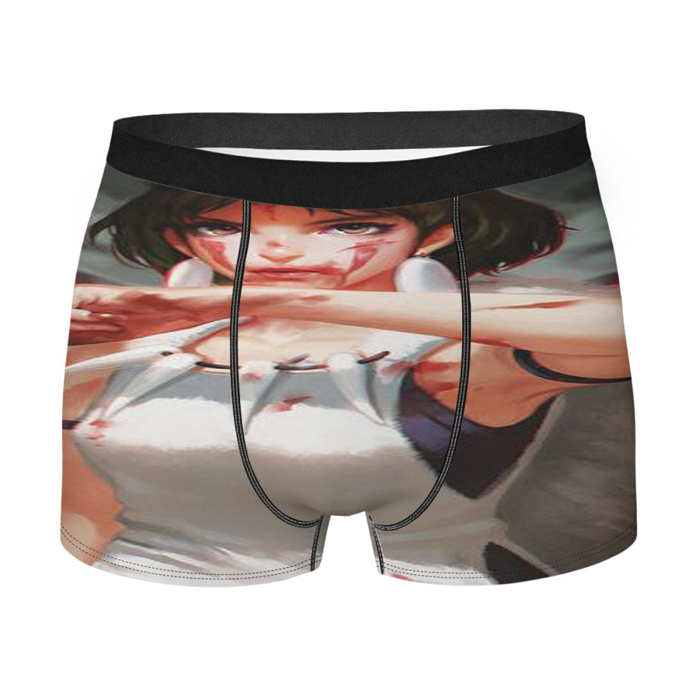 Bloody Princess Mononoke Men'S Boxer Briefs