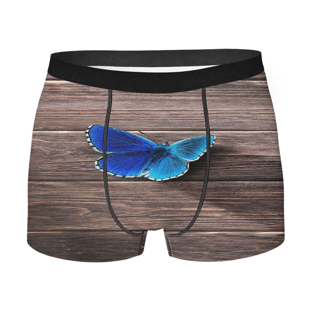 Blue Butterfly Men'S Boxer Briefs