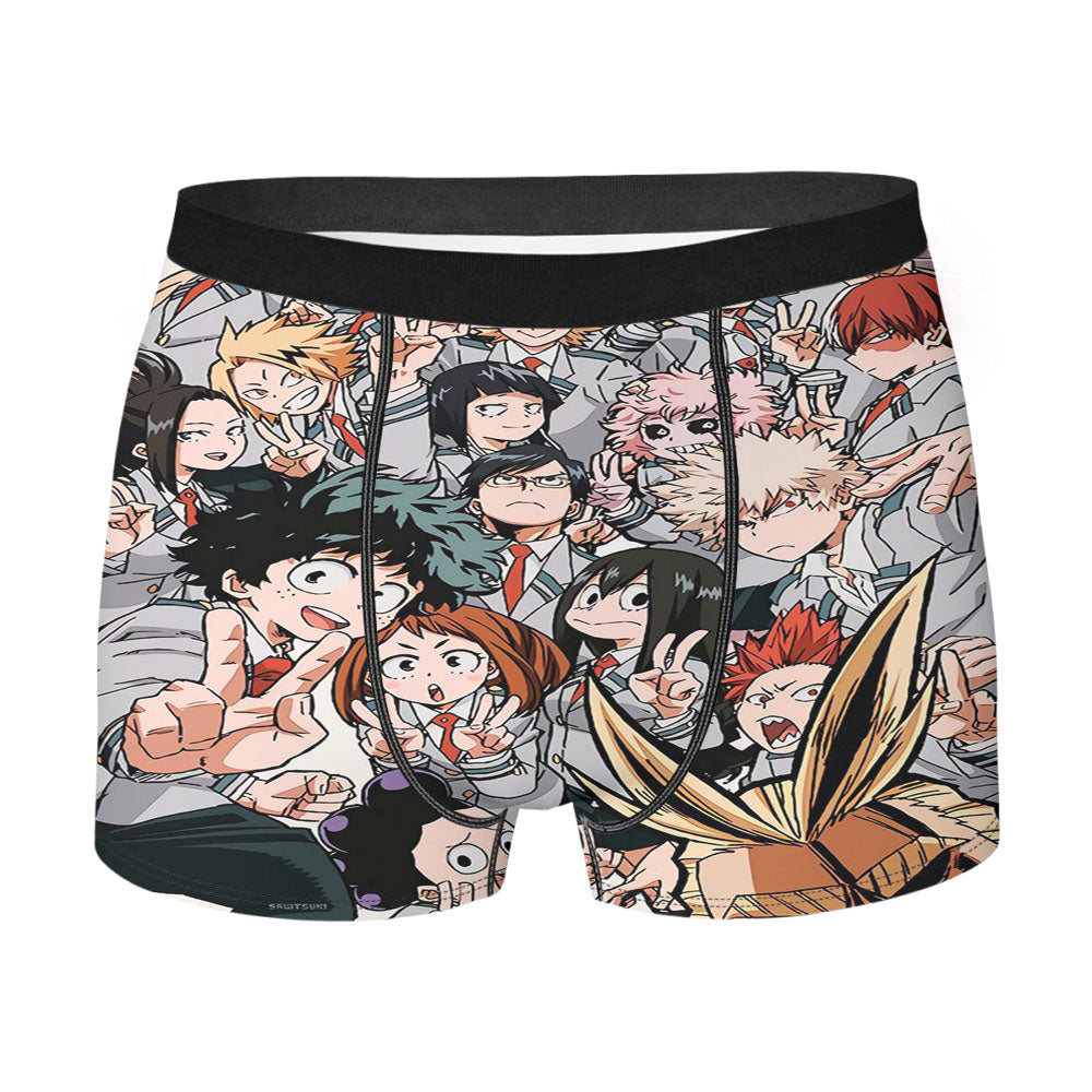 Boku No Hero Academia Deku And Class A Teammates Men'S Boxer Briefs
