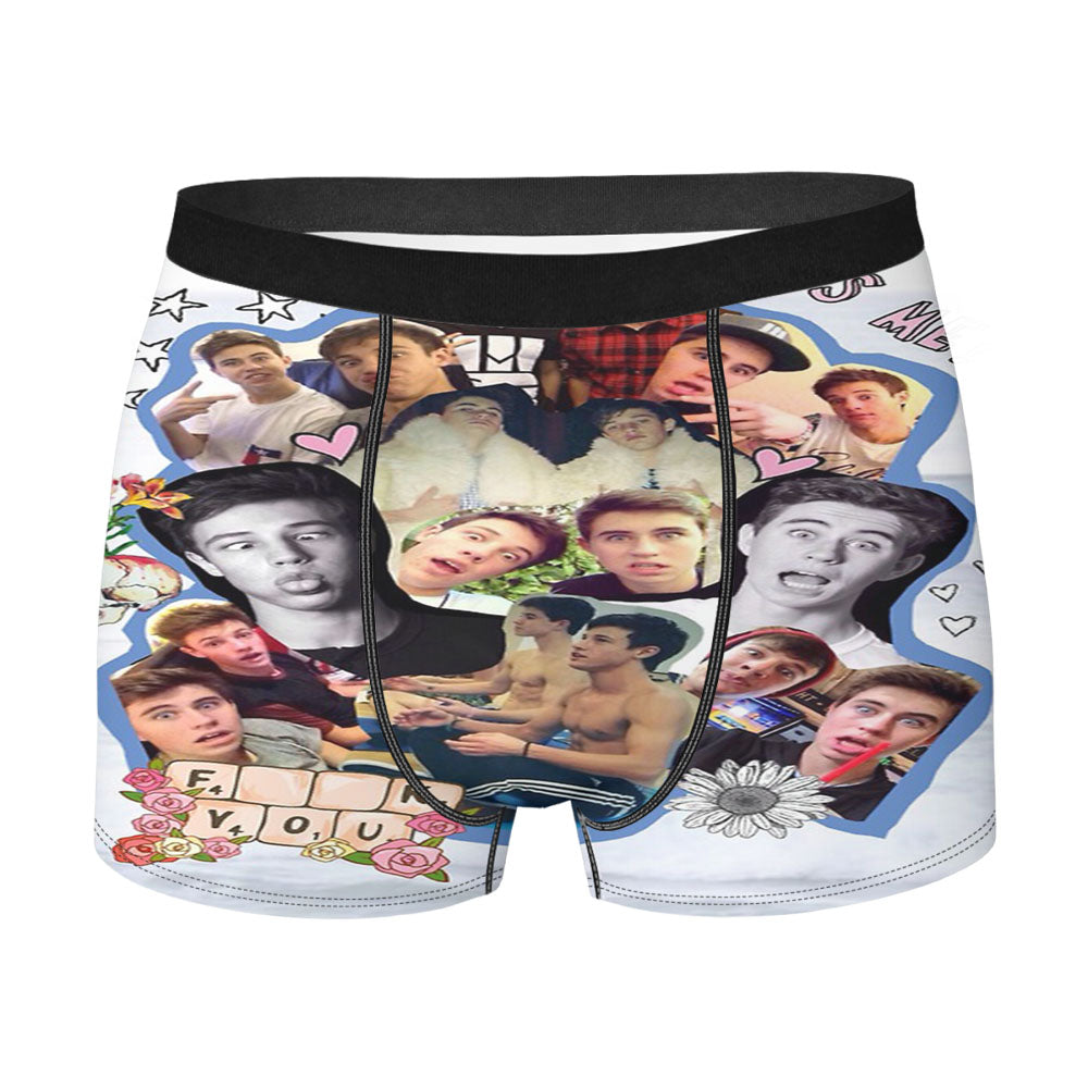 Cameron Dallas Collage Men'S Boxer Briefs