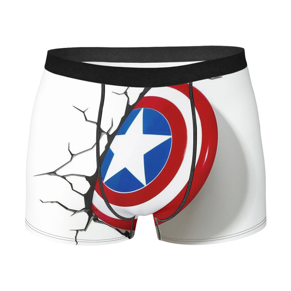 Captain America Shield D Men'S Boxer Briefs