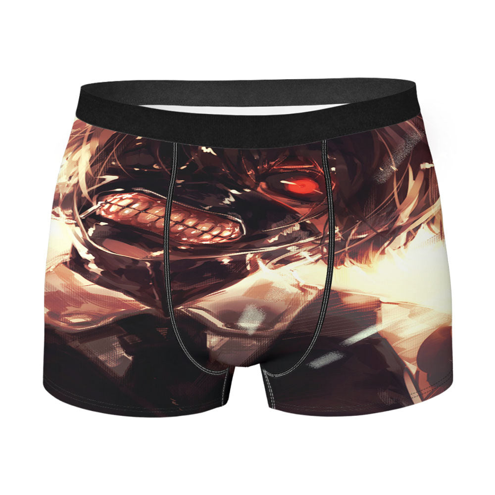 Cartoon Anime Tokyo Ghoul Men'S Boxer Briefs