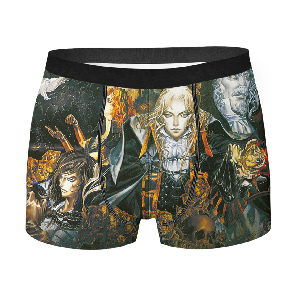 Castlevania Symphony Of The Night Poster Men'S Boxer Briefs