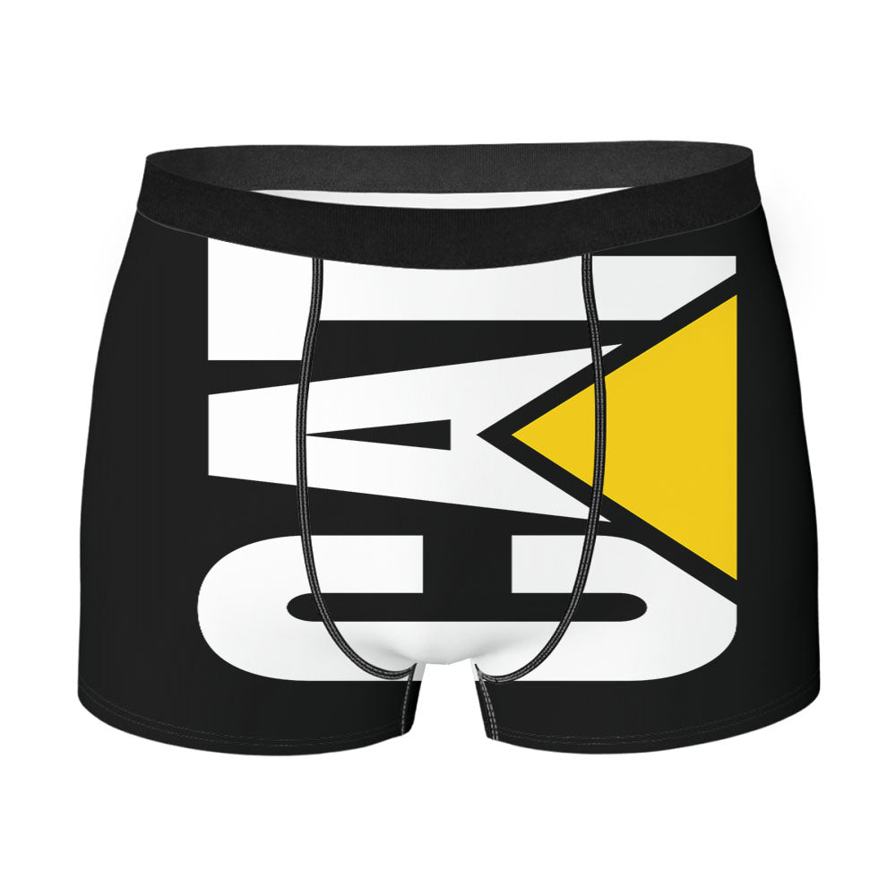 Caterpillar Logo Black Men'S Boxer Briefs