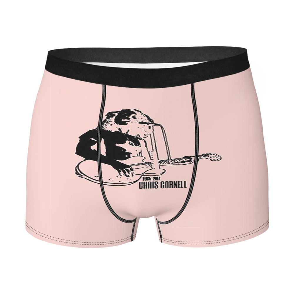 Chris Cornell 1964 017 Tribute Rip Soundgarden Men'S Boxer Briefs