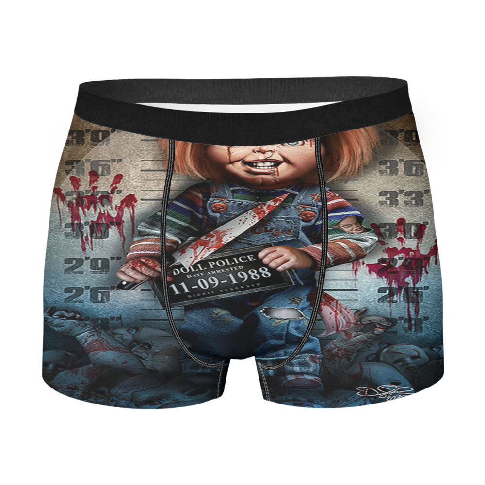 Chucky Doll With Knife Men'S Boxer Briefs
