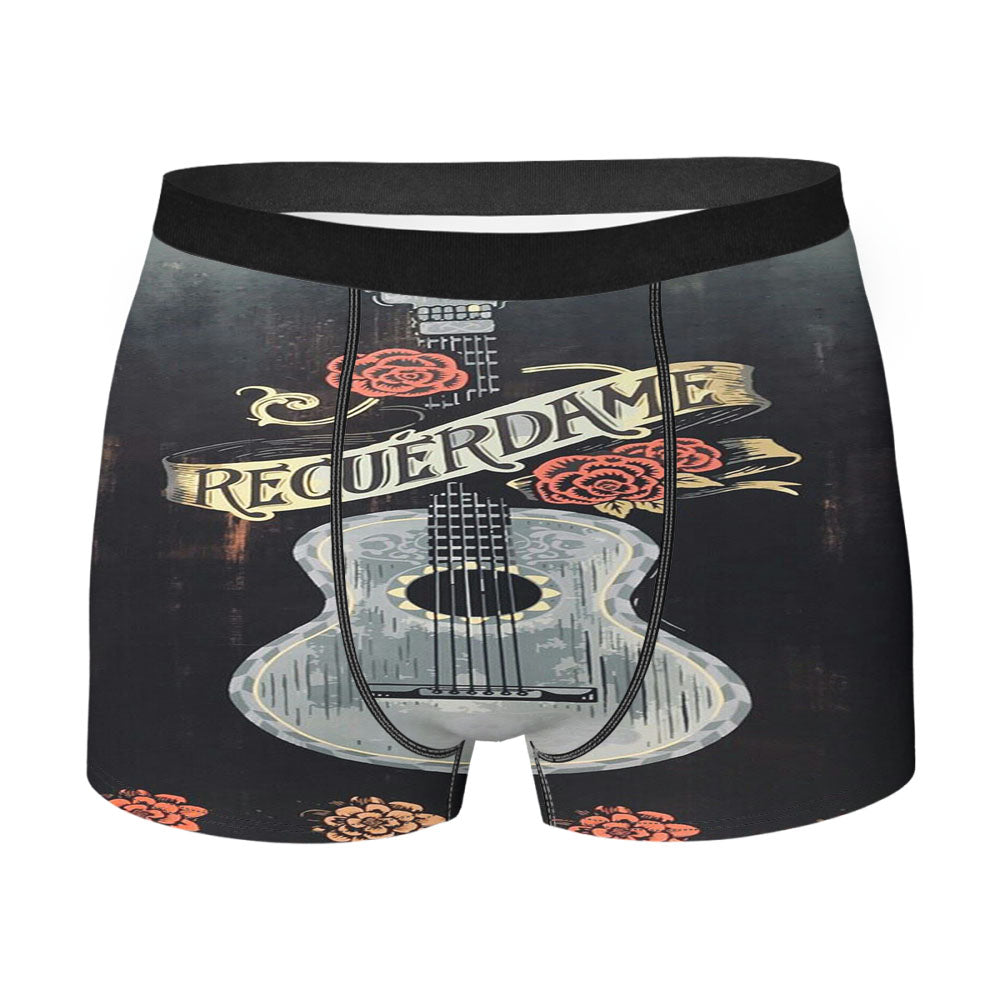 Coco Recuerdame Guitar Men'S Boxer Briefs